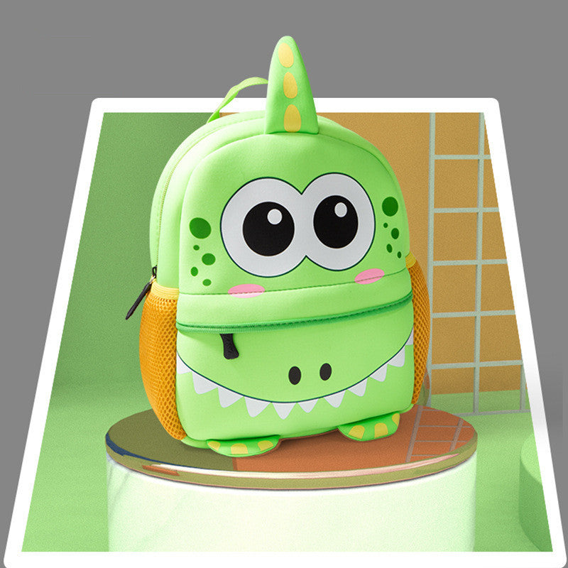 3D Cartoon Kindergarten School Bag - Diving Material Children's School Bag