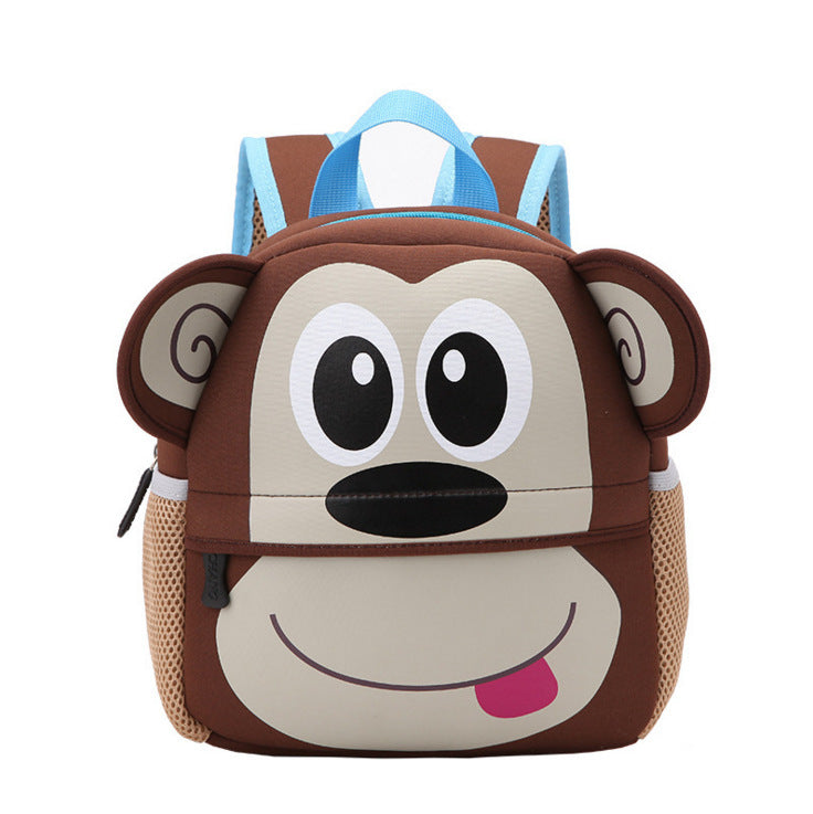 3D Cartoon Kindergarten School Bag - Diving Material Children's School Bag