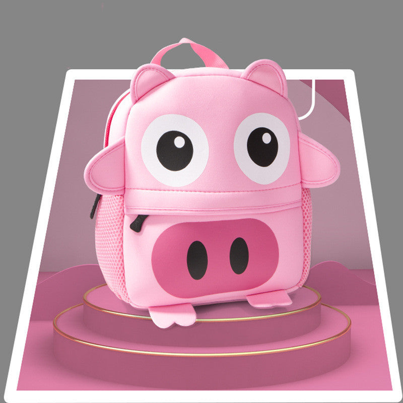 3D Cartoon Kindergarten School Bag - Diving Material Children's School Bag