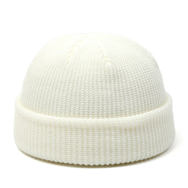 Knitted Hats For Women - Skullcap Men Beanie Hat Winter Retro