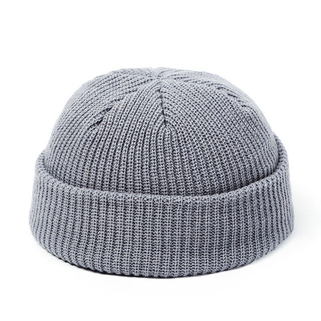 Knitted Hats For Women - Skullcap Men Beanie Hat Winter Retro