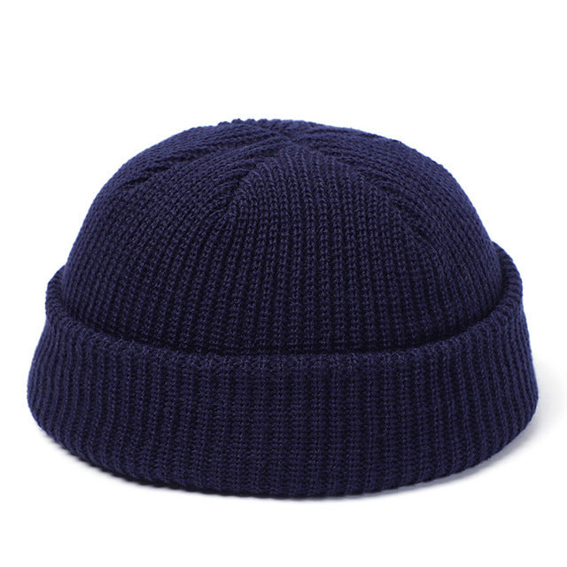Knitted Hats For Women - Skullcap Men Beanie Hat Winter Retro