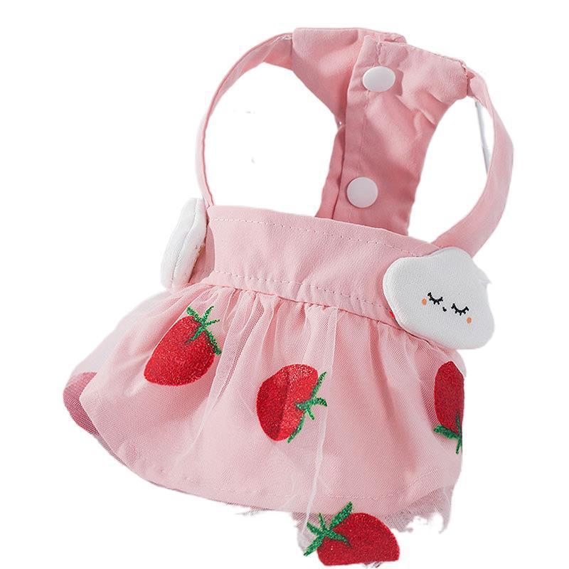 Strawberry Princess Dress – Sweet & Stylish for Your Adorable Pet (Dogs & Cats)