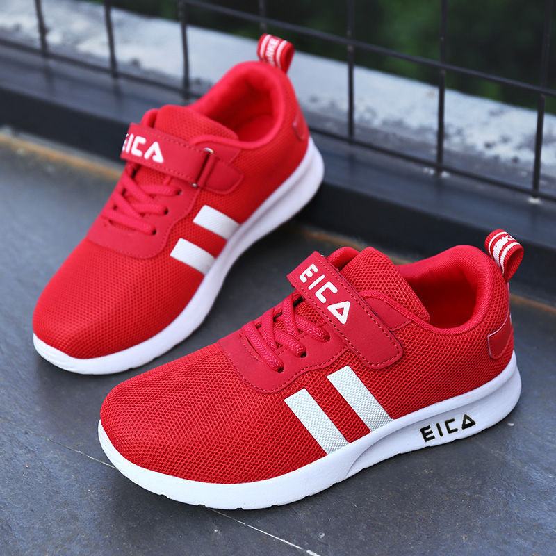 Kids Fashion Unisex Sneakers - Mesh Tennis Shoes Breathable Sports Running Shoes Lightweight Children Casual Walking Shoes