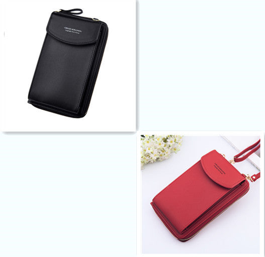 Mobile Phone Bag Zipper - Women Diagonal Bag