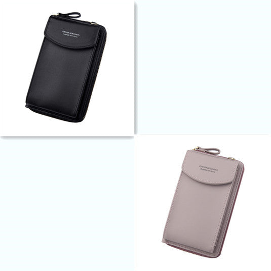 Mobile Phone Bag Zipper - Women Diagonal Bag