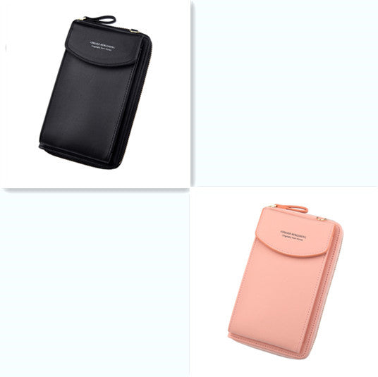 Mobile Phone Bag Zipper - Women Diagonal Bag