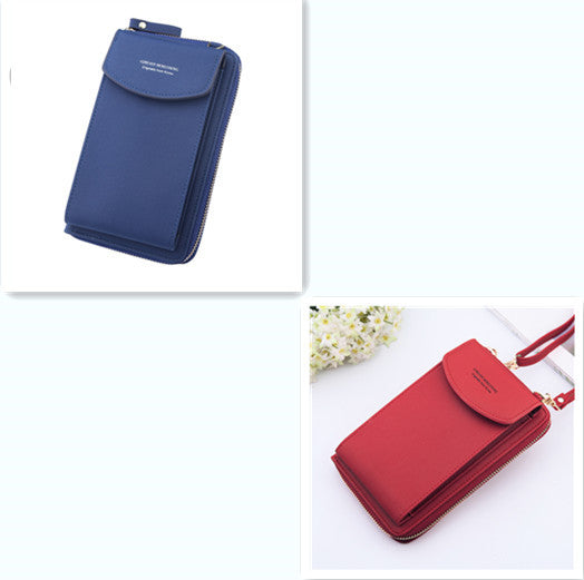 Mobile Phone Bag Zipper - Women Diagonal Bag