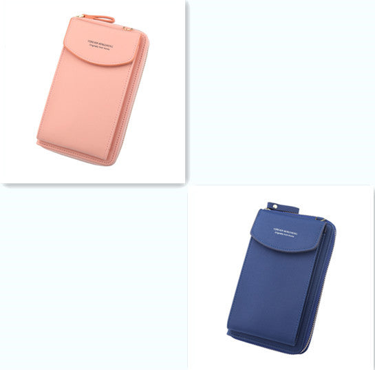 Mobile Phone Bag Zipper - Women Diagonal Bag