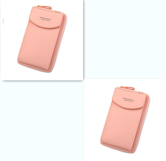 Mobile Phone Bag Zipper - Women Diagonal Bag