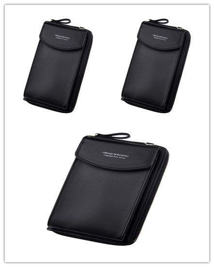 Mobile Phone Bag Zipper - Women Diagonal Bag