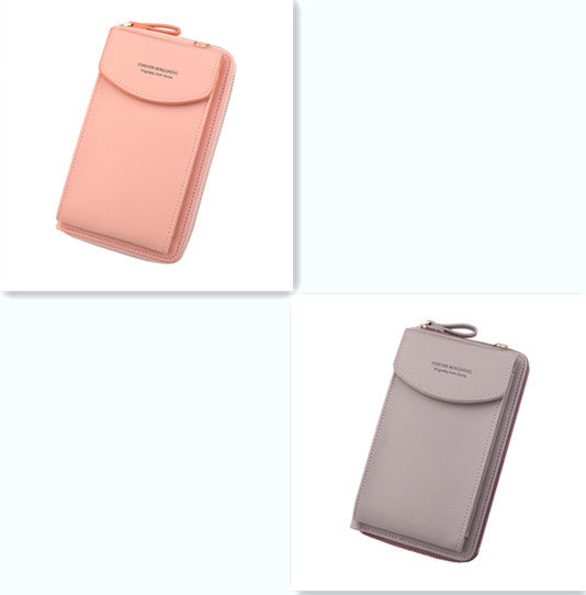 Mobile Phone Bag Zipper - Women Diagonal Bag