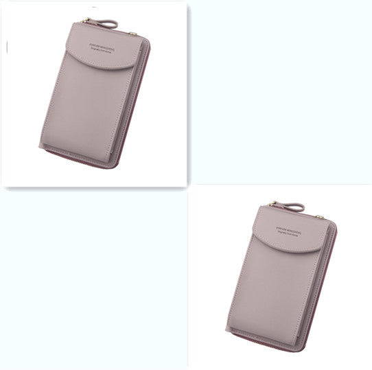 Mobile Phone Bag Zipper - Women Diagonal Bag