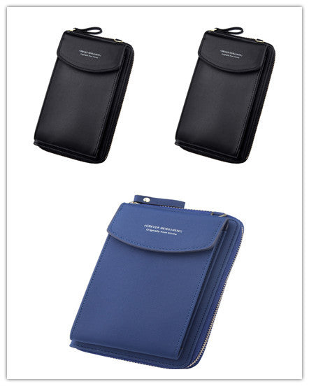 Mobile Phone Bag Zipper - Women Diagonal Bag