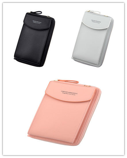 Mobile Phone Bag Zipper - Women Diagonal Bag