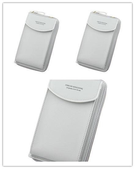 Mobile Phone Bag Zipper - Women Diagonal Bag