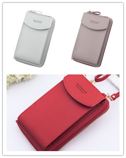 Mobile Phone Bag Zipper - Women Diagonal Bag