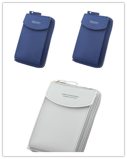 Mobile Phone Bag Zipper - Women Diagonal Bag