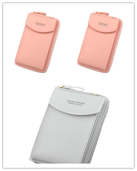 Mobile Phone Bag Zipper - Women Diagonal Bag