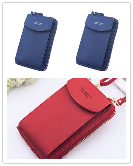 Mobile Phone Bag Zipper - Women Diagonal Bag