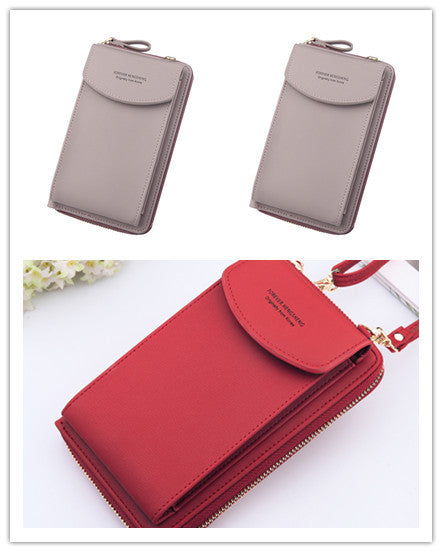 Mobile Phone Bag Zipper - Women Diagonal Bag
