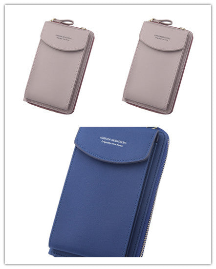 Mobile Phone Bag Zipper - Women Diagonal Bag