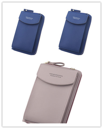 Mobile Phone Bag Zipper - Women Diagonal Bag