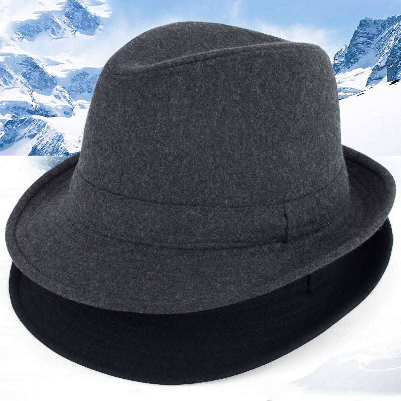 Autumn And Winter Men's Top Hat - Woolen Hats, Autumn And Winter Warm Hats, Windproof Hats, Winter Hats For The Elderly In Winter