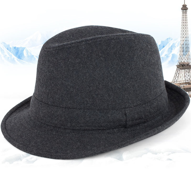 Autumn And Winter Men's Top Hat - Woolen Hats, Autumn And Winter Warm Hats, Windproof Hats, Winter Hats For The Elderly In Winter