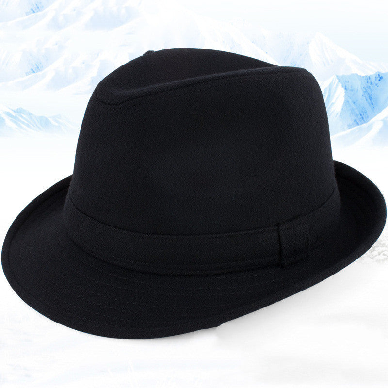 Autumn And Winter Men's Top Hat - Woolen Hats, Autumn And Winter Warm Hats, Windproof Hats, Winter Hats For The Elderly In Winter