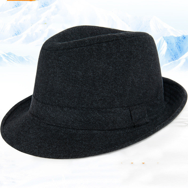 Autumn And Winter Men's Top Hat - Woolen Hats, Autumn And Winter Warm Hats, Windproof Hats, Winter Hats For The Elderly In Winter