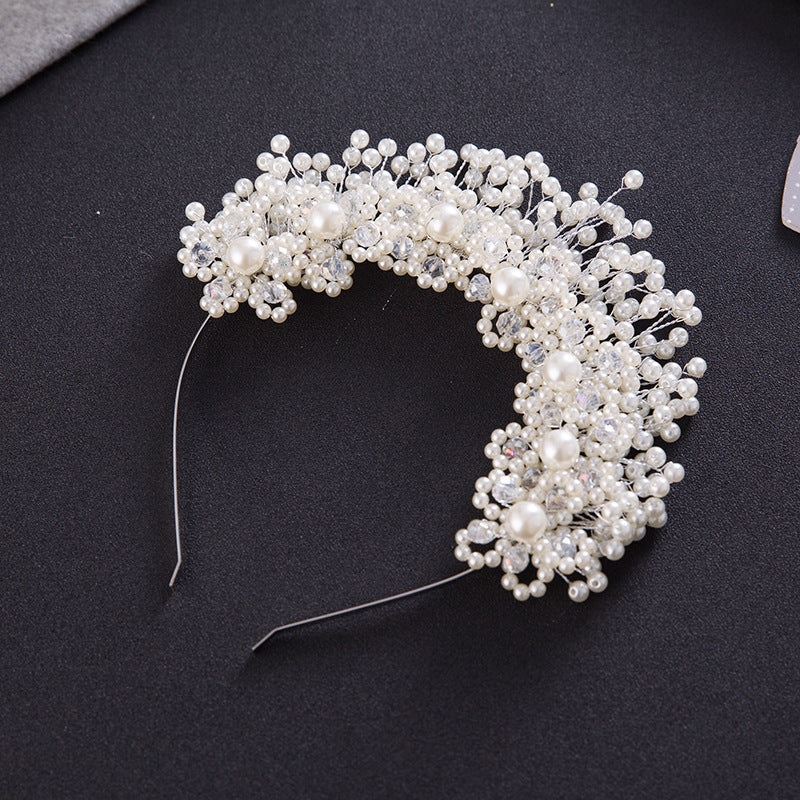 Korean Bridal Hair Accessories - Pearl Headbands, Hair Bands,  Head Flowers, Wedding Accessories, Flowers, Wedding Accessories