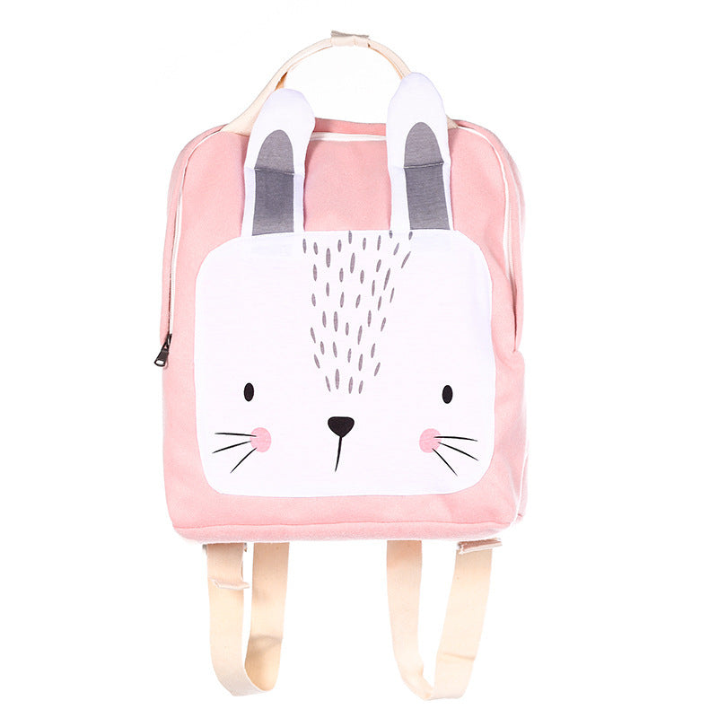 Three-dimensional Cartoon Animal Backpack - Children's School Bag