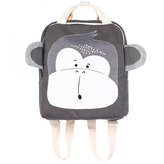 Three-dimensional Cartoon Animal Backpack - Children's School Bag