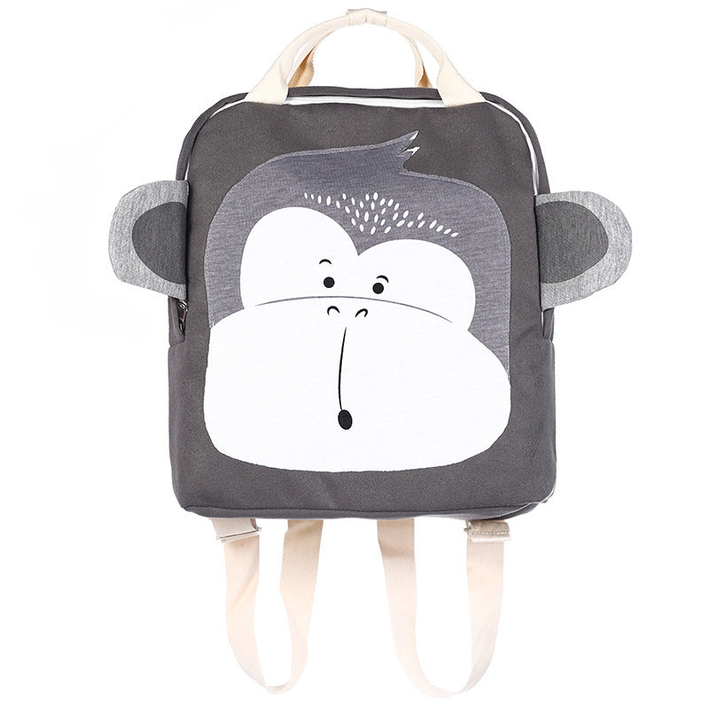Three-dimensional Cartoon Animal Backpack - Children's School Bag