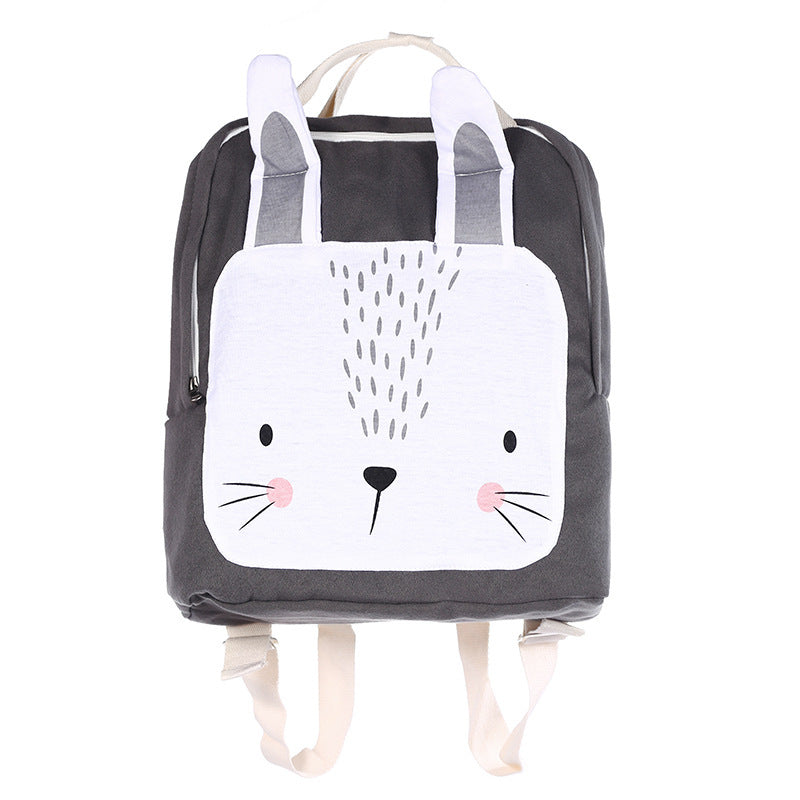 Three-dimensional Cartoon Animal Backpack - Children's School Bag