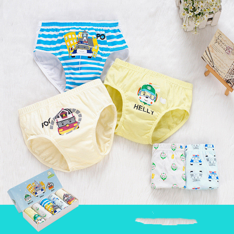 Children's Underwear - Boy's Triangle Cotton underwear