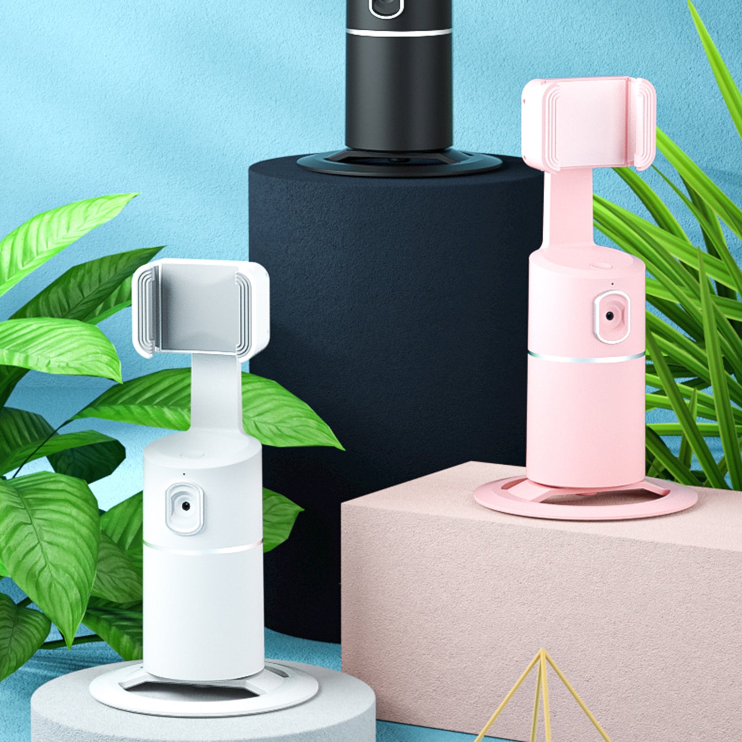 Smart Face Recognition Tracking -  Mobile Phone Stand Anchor Live Broadcast Stand