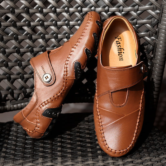 Casual Leather Shoes - Korean Fashion Shoes for Men