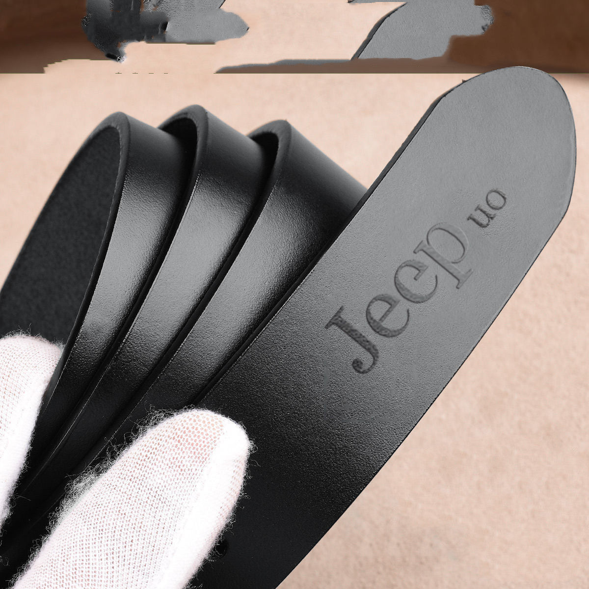 Two Layers Of Cowhide Belt For Men With Needle Buckle