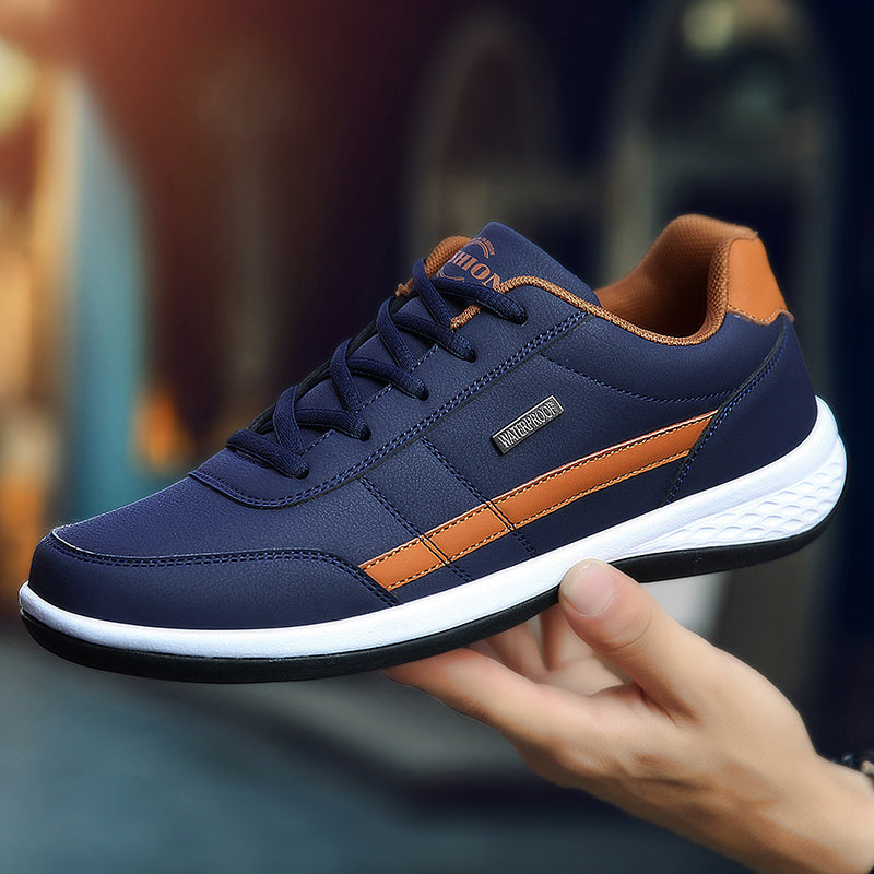 Casual Shoe - Italian Breathable Leisure Male Sneakers Non-slip Footwear Men Vulcanized Shoes