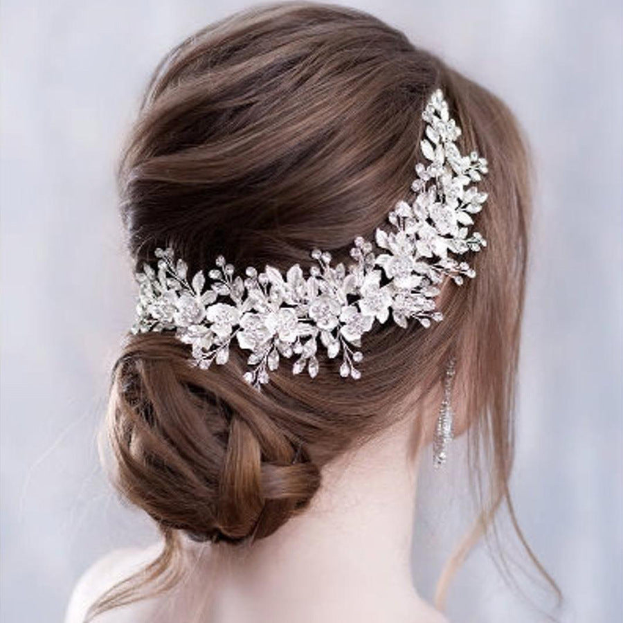 Elegant Bridal Hair Accessory Headband – Sparkle with Timeless Beauty!  Wedding Dress Hair Accessories,  Wedding Headband, Bridal Headband - JumoShop