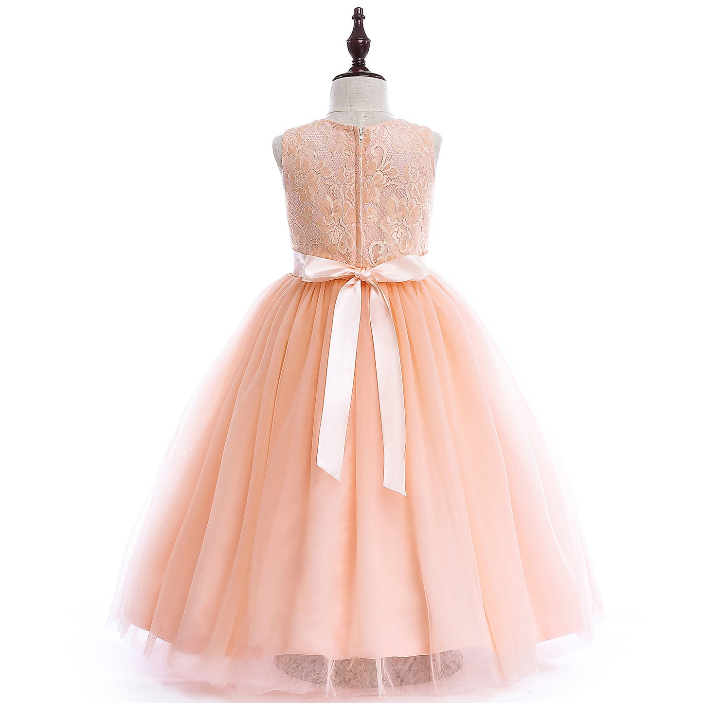 Big Kids Wedding Dress - Girls Petti skirt Lace Dress Costumes
