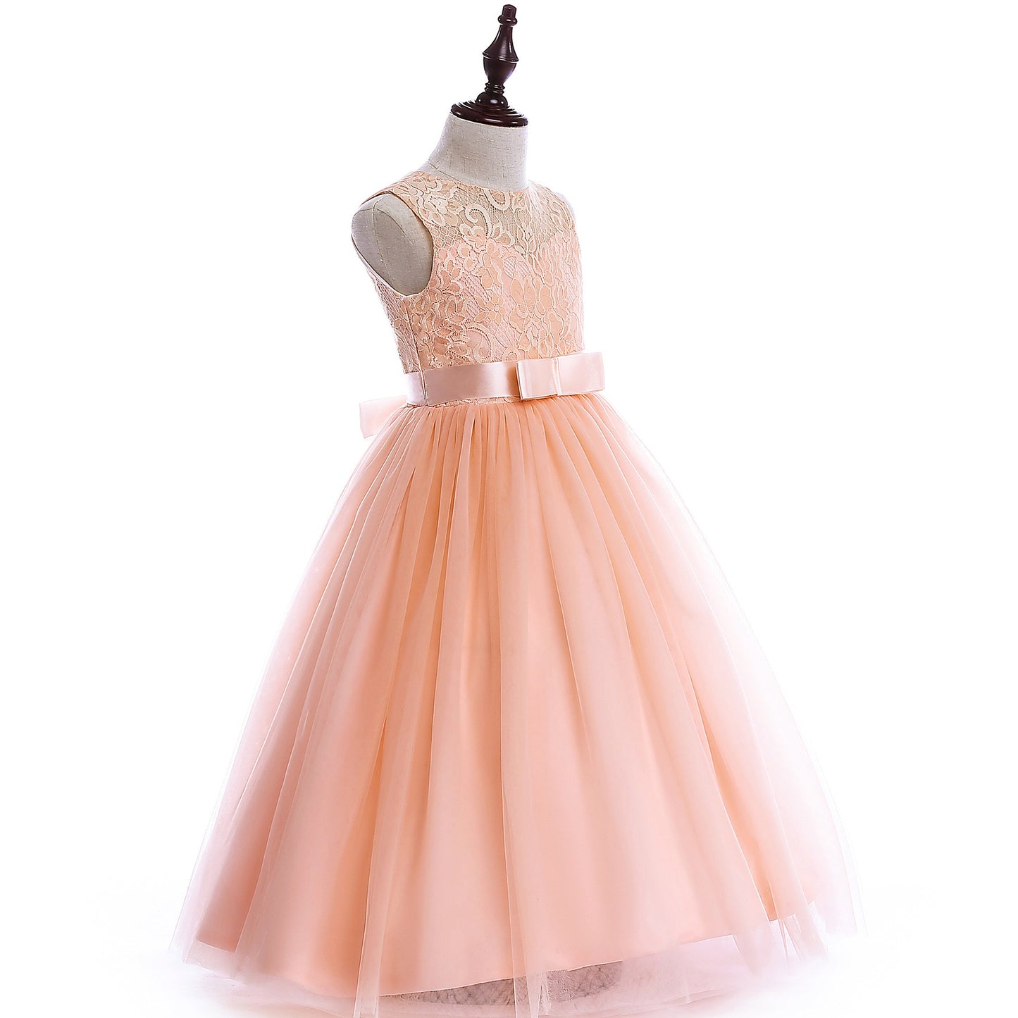 Big Kids Wedding Dress - Girls Petti skirt Lace Dress Costumes