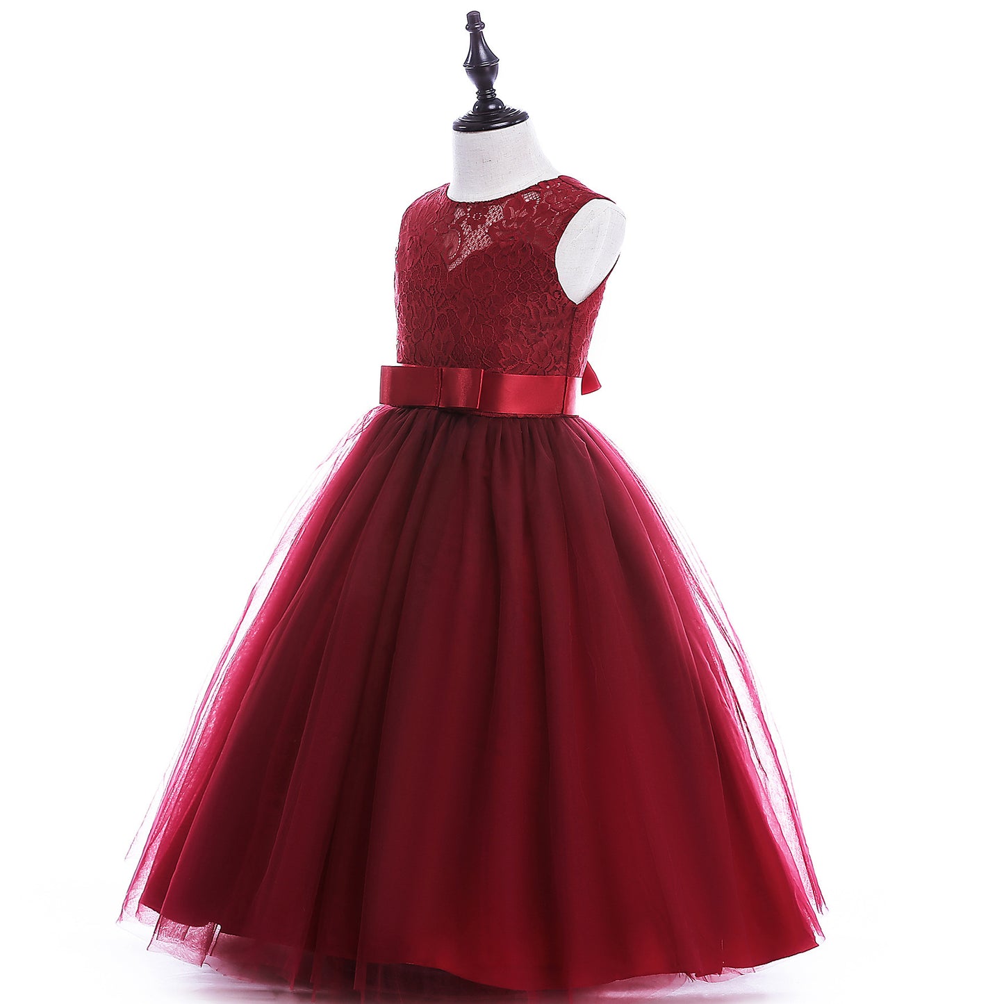 Big Kids Wedding Dress - Girls Petti skirt Lace Dress Costumes