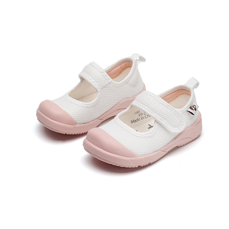 White Velcro Children's Shoes - White Baby Shoes