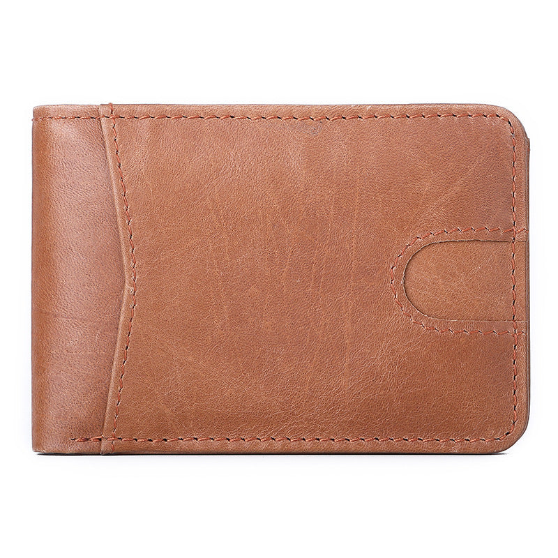 European and American Men's Leather Wallet
