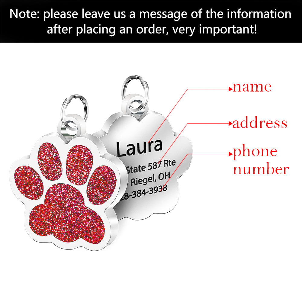 Customized Stainless Steel Bone Dog Id Tag