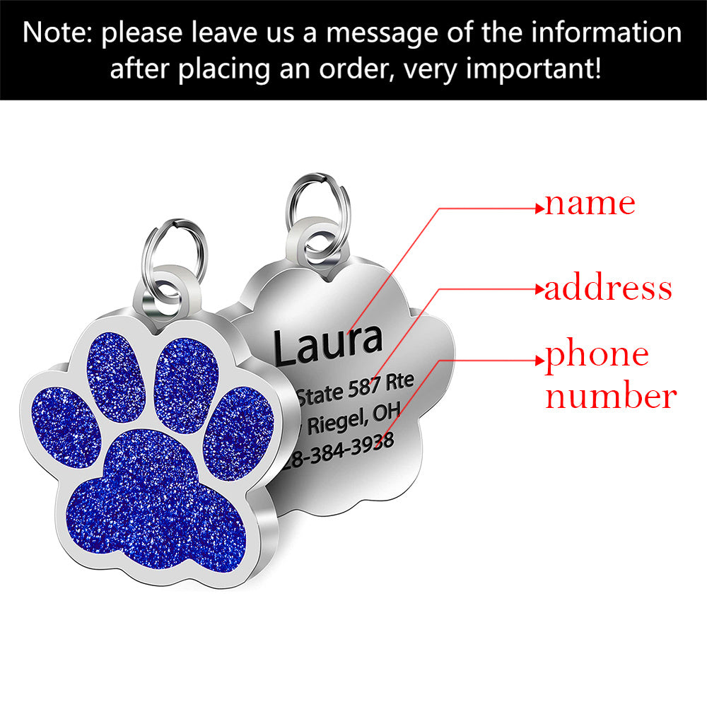 Customized Stainless Steel Bone Dog Id Tag