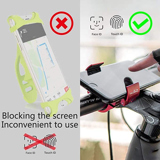 Bike Phone Mount - Folding Motorcycle Phone Holder